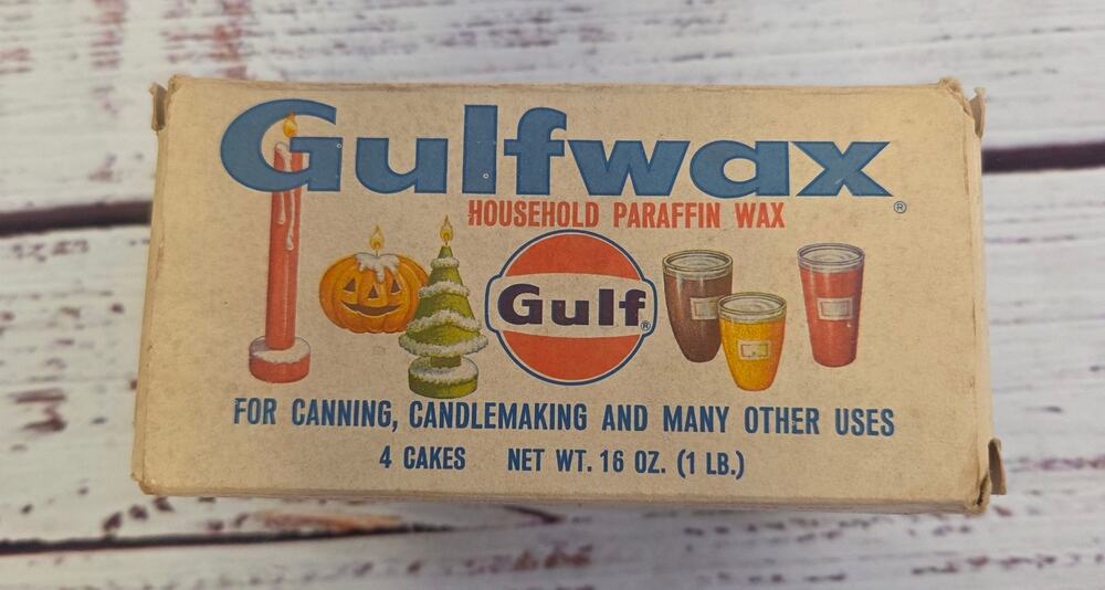 Gulfwax Household Paraffin Wax 1 Lb for Canning Candlemaking